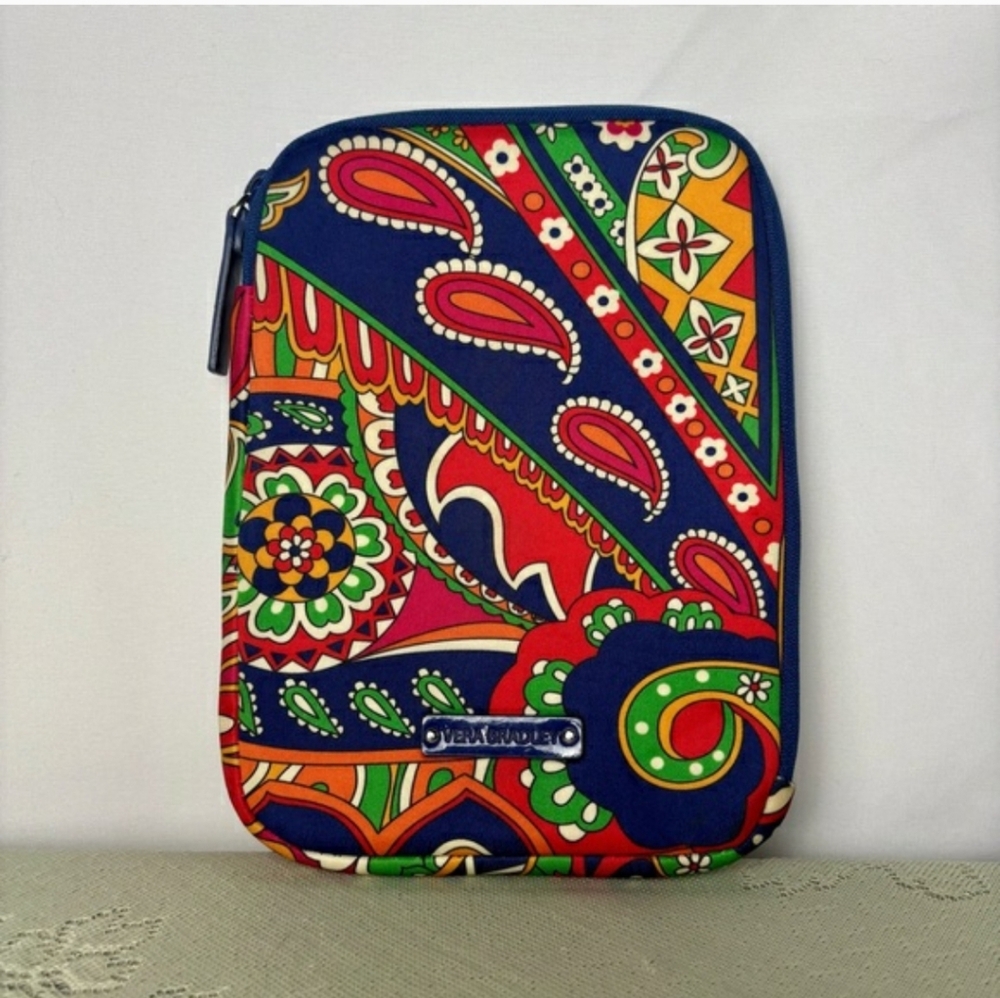 Vera Bradley Paisley Multicolor Paisley Tablet Case Holder - Picture 1 of 16